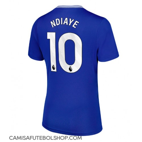 Camisa de time de futebol Everton Iliman Ndiaye #10 Replicas 1º Equipamento Feminina 2024-25 Manga Curta